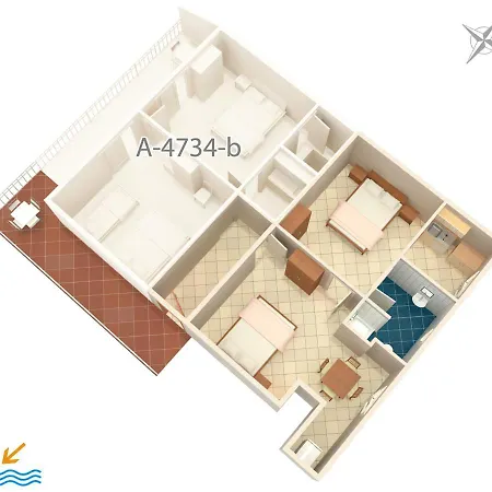 4734c Daire *